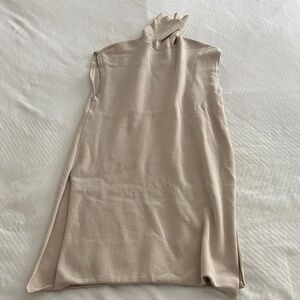 H&M Elegant Beige Midi Dress